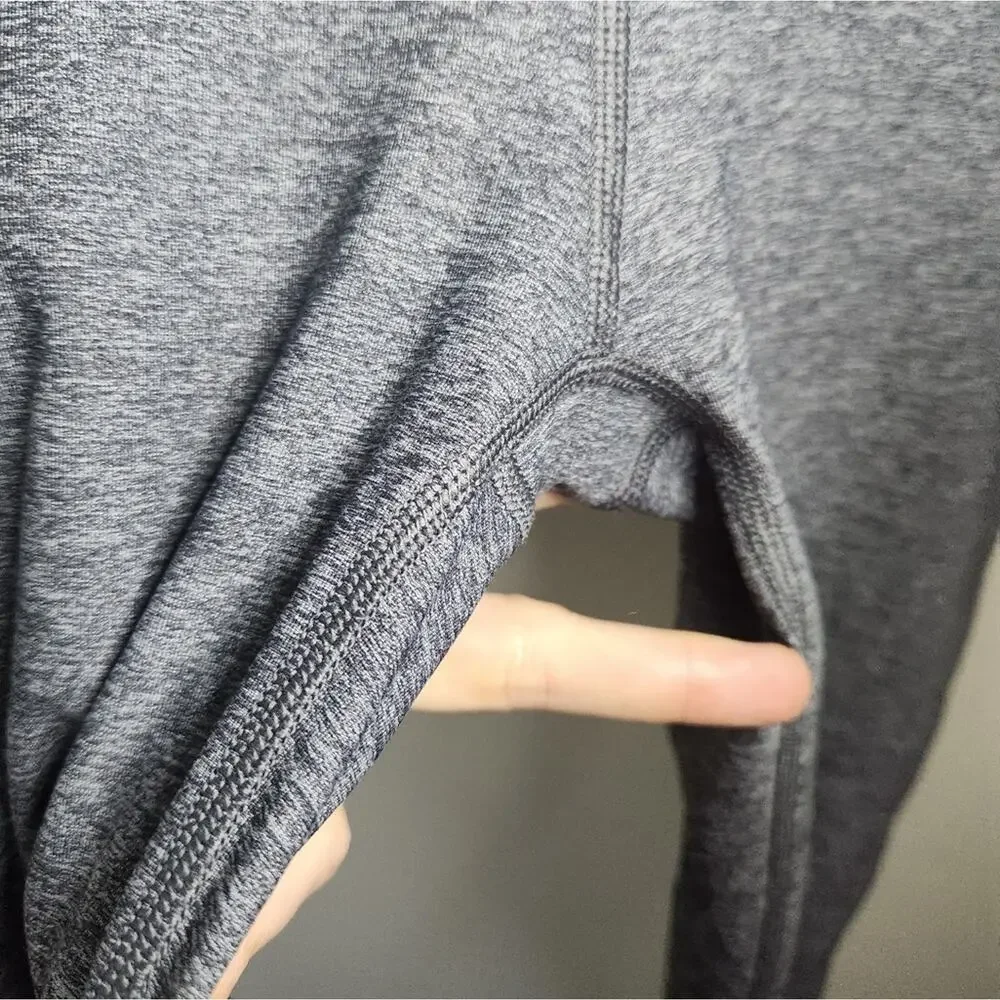 Women's Lululemon Gray Tied To It Leggings Sz 2
